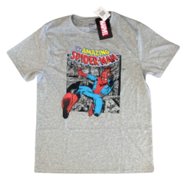 Marvel Spider-Man Gray T-Shirt - Picture 1 of 3